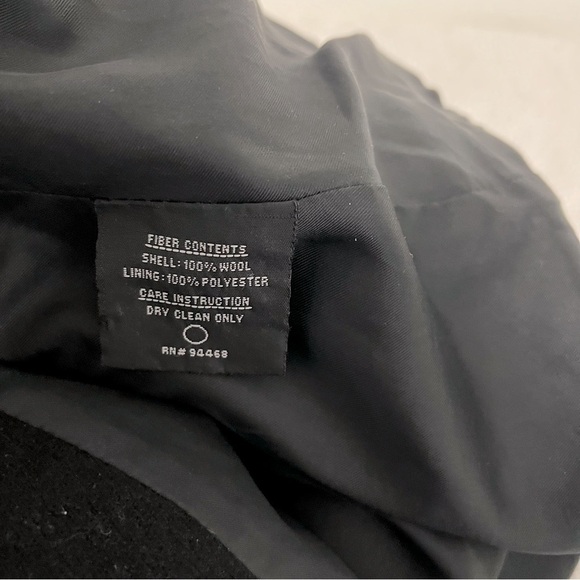 Braetan Women’s 100% Pure Wool Hooded Full Zip Coat with Pockets XL Charcoal/Blk - Picture 6 of 12